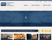 Tablet Screenshot of johnstonmingmanning.com